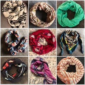 10 Scarves Bundle 🛍 Various Brands 🛍